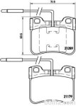 Prednje zavorne obloge S70-0308 - Peugeot 106 91-03