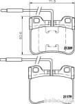Prednje zavorne obloge S70-0312 - Citroen AX 86-98