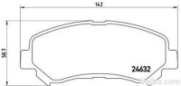 Prednje zavorne obloge S70-0480 - Nissan Qashqai 07-14