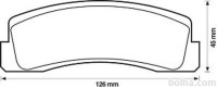 Prednje zavorne obloge S70-0517 - Lada Niva 76-
