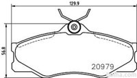 Prednje zavorne obloge S70-0594 - Volkswagen Transporter 79-90