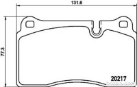 Prednje zavorne obloge S70-0599 - Land Rover Range Rover 06-13
