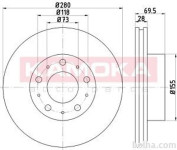 Prednji zavorni diski 103139 - Citroen Jumper 06-