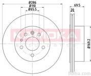 Prednji zavorni diski 103212 - Opel Omega B 94-03