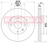 Prednji zavorni diski 103249 - Chevrolet Epica 05-11