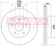 Prednji zavorni diski 103260 - Jeep Grand Cherokee II 99-05