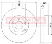 Prednji zavorni diski 103271 - Mercedes-Benz Razred C W204 07-14