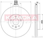 Prednji zavorni diski 103275 - Ford Galaxy 08-15
