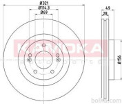 Prednji zavorni diski 103291 - Hyundai Santa Fe 06-