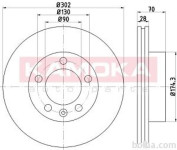 Prednji zavorni diski 103293 - Opel Movano B 10-