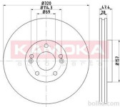 Prednji zavorni diski 103296 - Hyundai i40 11-