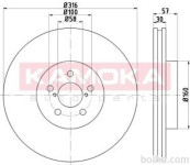 Prednji zavorni diski 103303 - Subaru Forester 13-