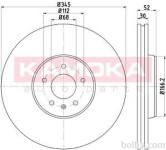 Prednji zavorni diski 103310 - Audi A4 07-15