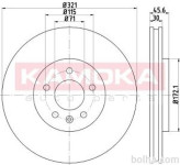 Prednji zavorni diski 103311 - Opel Astra J 09-