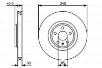 Prednji zavorni diski BS0986479464 - Audi TT 06-14