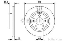 Prednji zavorni diski BS0986479537 - Hyundai i30 12-