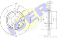 Prednji zavorni diski IEBD3002 - Chrysler Voyager 00-08