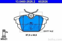 Zadnje zavorne obloge 13.0460-2826.2 - Alfa Romeo, Fiat