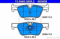 Zadnje zavorne obloge 13.0460-3859.2 - BMW Serija 1, 3
