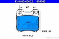 Zadnje zavorne obloge 13.0460-4040.2 - Opel, Saab