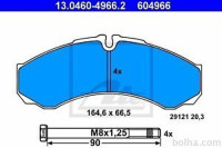 Zadnje zavorne obloge 13.0460-4966.2 - Mercedes, VW