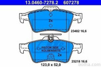 Zadnje zavorne obloge 13.0460-7278.2 - Ford, Nissan, Opel