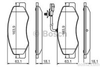 Zadnje zavorne obloge BS0986494499 - Nissan NV400 10-