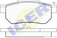 Zadnje zavorne obloge IE180751 - Honda CRX 88-92