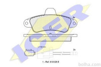 Zadnje zavorne obloge IE180919 - Ford Mondeo 93-00
