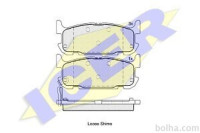 Zadnje zavorne obloge IE181738 - Mazda MX5 98-05