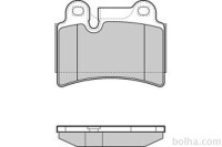 Zadnje zavorne obloge S70-1576 - Volkswagen Touareg 02-10