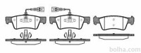 Zadnje zavorne obloge S70-1604 - Volkswagen Touareg 02-10