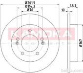 Zadnji zavorni diski 1031092 - Kia Soul 09-