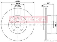 Zadnji zavorni diski 1031133 - Renault Laguna II 01-07