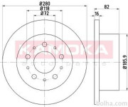 Zadnji zavorni diski 103131 - Fiat Ducato 06-