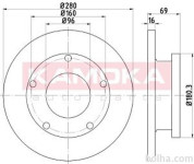 Zadnji zavorni diski 103202 - Ford Transit 06-14