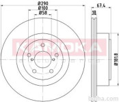 Zadnji zavorni diski 103210 - Subaru Impreza 05-08