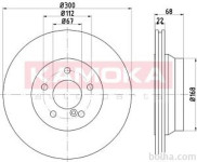 Zadnji zavorni diski 103226 - Mercedes-Benz Razred CLS 04-10