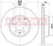 Zadnji zavorni diski 103277 - Audi Q7 06-15
