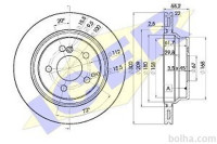 Zadnji zavorni diski IEBD0910 - Mercedes