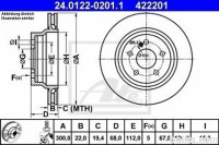Zadnji zavorni diski Mercedes-Benz Razred CLS 04-11
