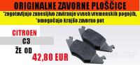 ZAVORNE PLOŠČICE C3 ORIGINAL