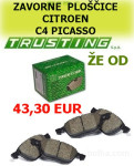 ZAVORNE PLOŠČICE C4 PICASSO -2013