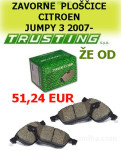 ZAVORNE PLOŠČICE JUMPY 2007-