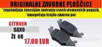 ZAVORNE PLOŠČICE SAXO ORIGINAL