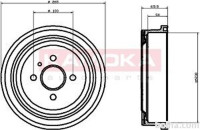 Zavorni boben 104016 - Opel Astra F 91-05