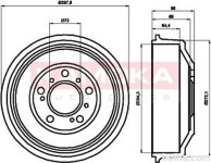 Zavorni boben 104017 - Fiat Ducato 82-06