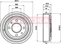 Zavorni boben 104026 - Fiat Punto 93-05