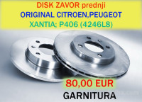 ZAVORNI DISK PREDNJI Citroen, Peugeot