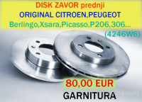 ZAVORNI DISK PREDNJI Citroen, Peugeot